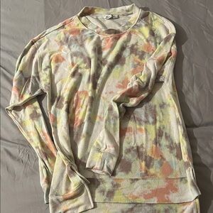 BP Multicolor Tie-Dye Top